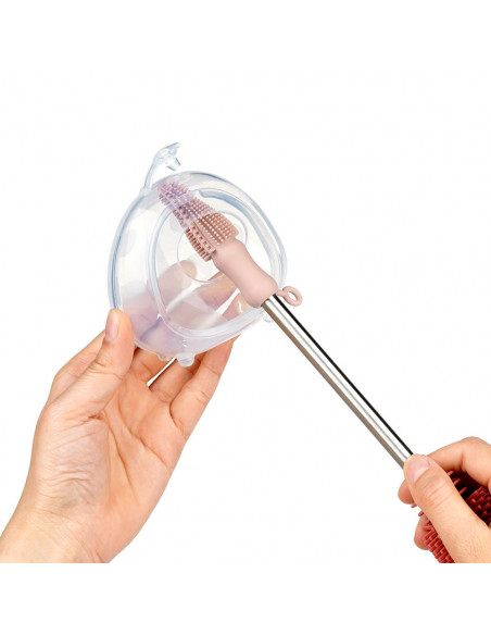 Silicone Cleaning Brush Kit - Suva Grey