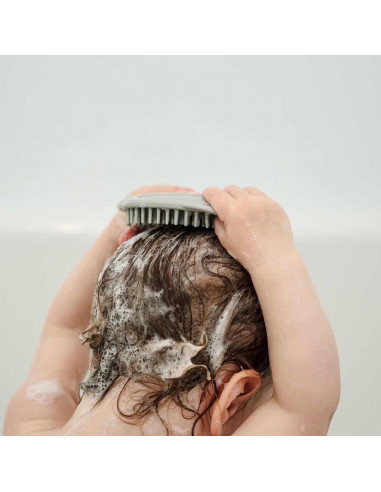Silicone Shampoo Brush - Grey