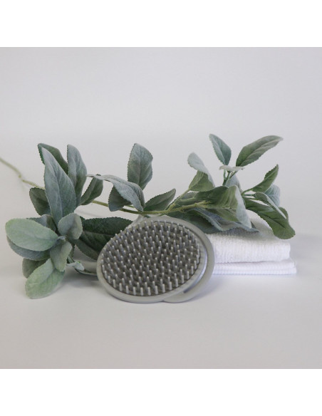 Silicone Shampoo Brush - Grey