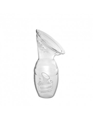 BPA PVC und Phthalatfrei Hemore Silikon-Milchpumpe mit Saugfuß und Deckel 100% lebensmittelechtes Silikon