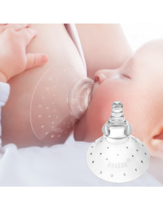 Innovative Breast Feeding Nipple Shield - Round Shape 2