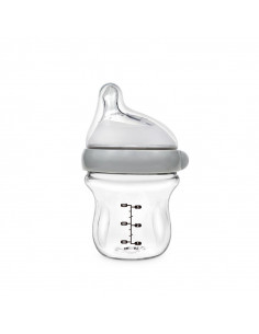 Generation 3 Trinkflasche Glas 120ml - Grau