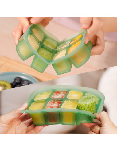 Easy-Freeze Tray - 8 Compartments - Blush Green