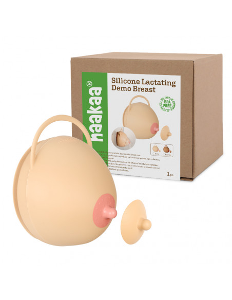 Silicone Lactating Demo Breast - Ivory