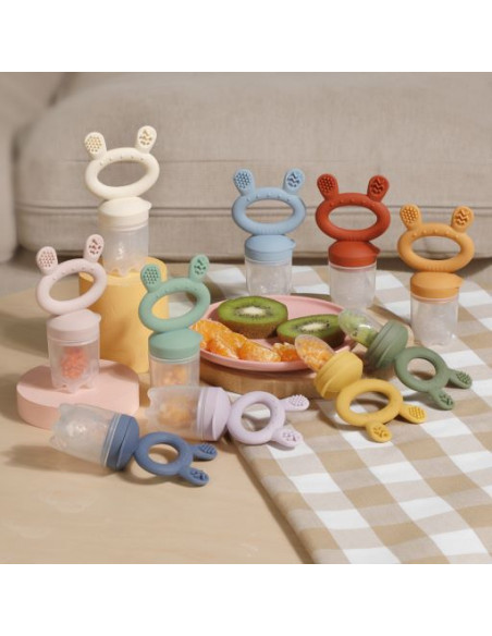 Fresh Food Feeder & Cover - Set Creme