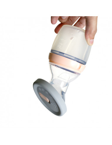 2 Milchpumpen 150ml + 2 Silikondeckel