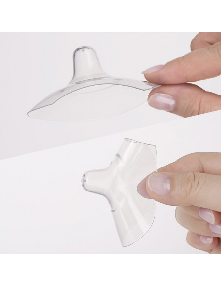 Ultra-Thin Silicone Nipple Shields-Size L