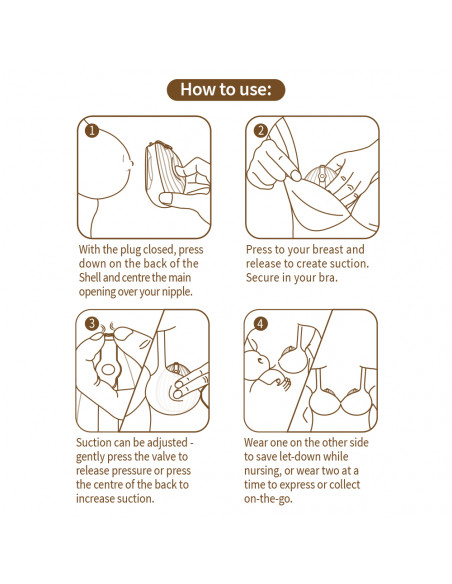 Shell Wearable Silicone Pump 75ml