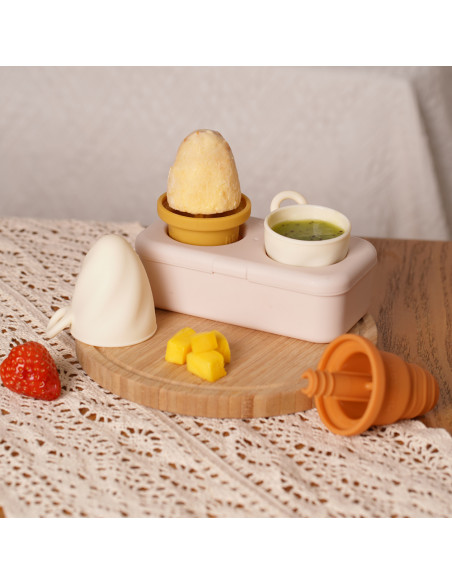 Freeze-N-Sip Ice Cream Mould Set - Marigold