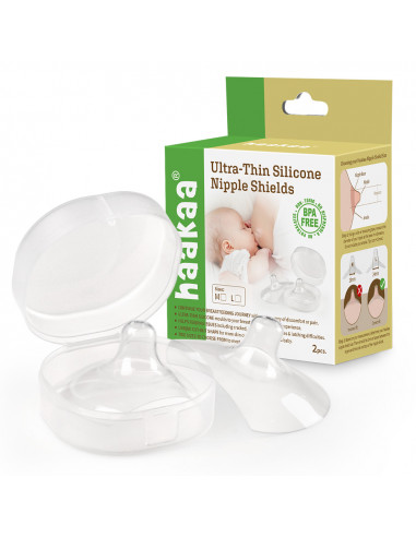 Ultra-Thin Silicone Nipple Shields-Size M
