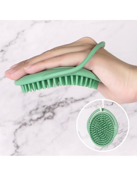 Shampoobürste - Erbsengrün