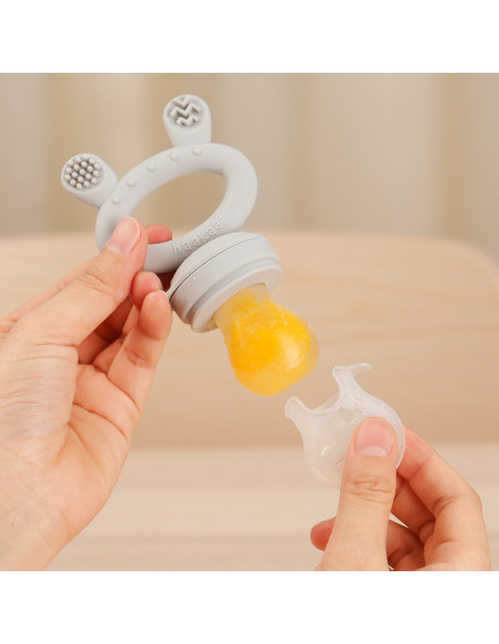 Fruchtsauger und Gefrierhülle - Set Himmelblau