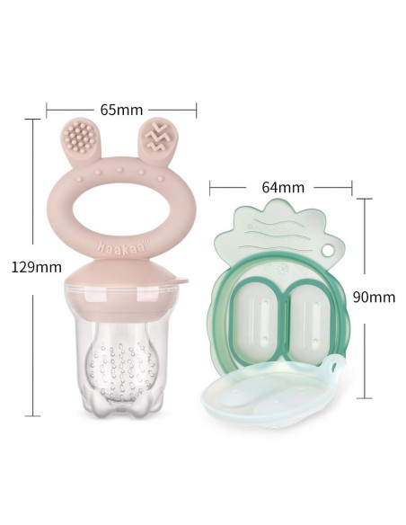 Freeze-N-Feed Mini Combo - Lavender Feeder + Pea Green Tray