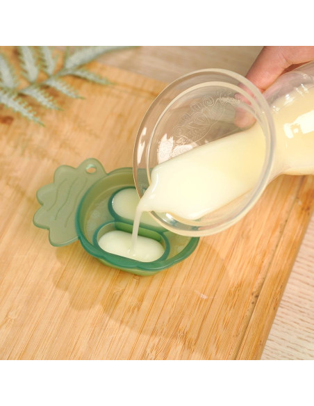 Freeze-N-Feed Mini Combo - Lavender Feeder + Pea Green Tray