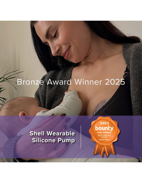 Tragbare muschelförmige Milchpumpe 75ml