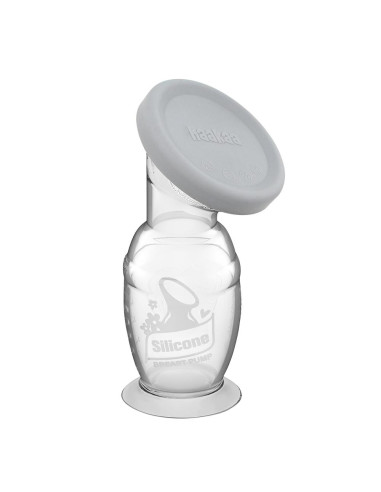 Muttermilchpumpe mit Saugfuss 150ml + Silikondeckel Set