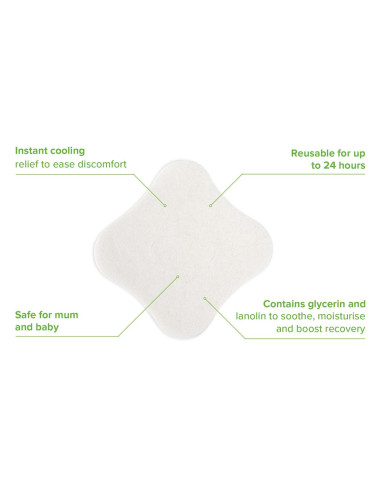 Beruhigende Hydrogel Brustwarzenpads 8er Set