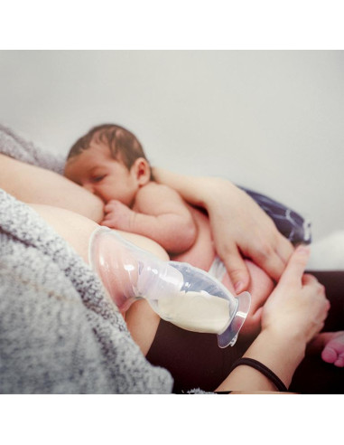 Gen.2+ Silicone Manual Breast Pump + SpillGUARD Insert - 100ml