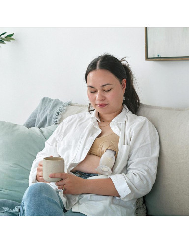 Gen.2+ Silicone Manual Breast Pump + SpillGUARD Insert - 100ml