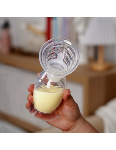 Gen.2+ Silicone Manual Breast Pump + SpillGUARD Insert - 100ml