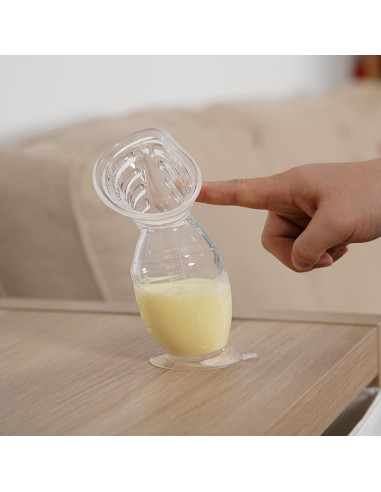 Gen.2+ Silicone Manual Breast Pump + SpillGUARD Insert - 100ml