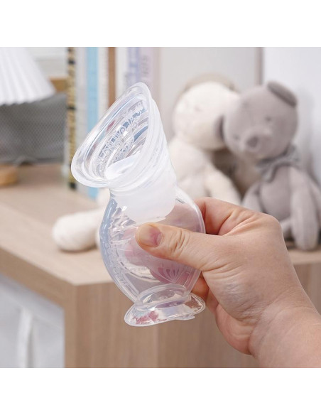 Gen.2+ Silicone Manual Breast Pump + SpillGUARD Insert - 100ml