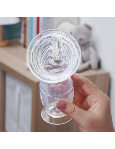Gen.2+ Silicone Manual Breast Pump + SpillGUARD Insert - 100ml