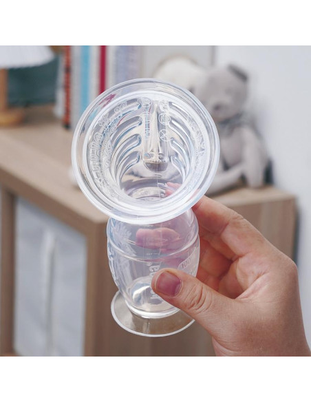 Gen.2+ Milchpumpe mit Saugfuss 100ml + Auslaufschutz
