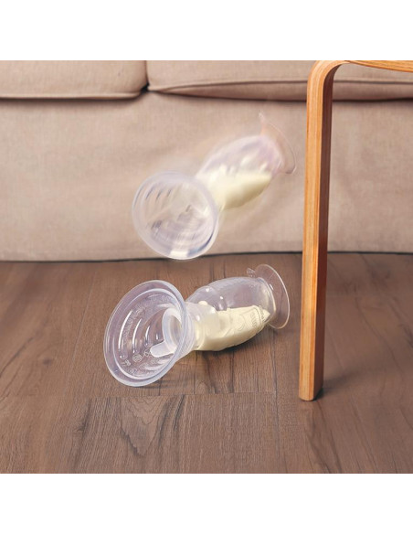 Gen.2+ Silicone Manual Breast Pump + SpillGUARD Insert - 100ml