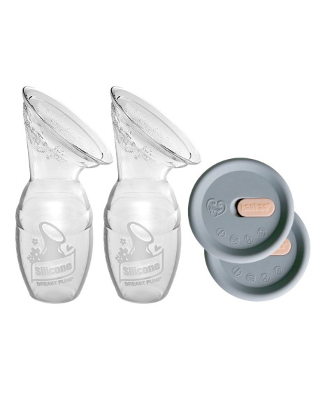 Duo Milchpumpe 100 ml + Silikondeckel